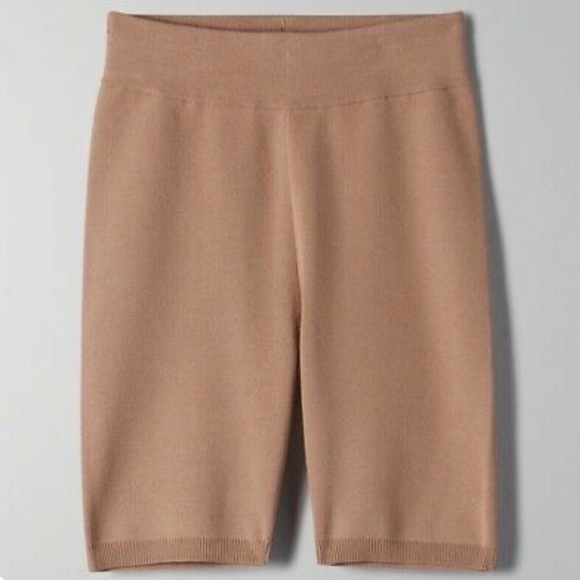 Aritzia Wilfred Mackenzie Knit Bike Shorts Small 7” - Picture 1 of 6